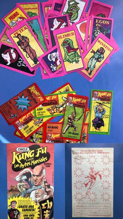 Вкладыши от жвачек, наклейки 70-90гг