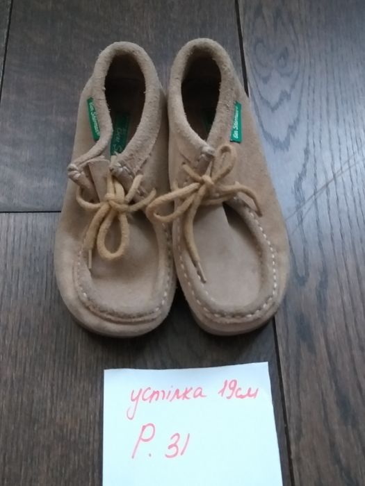 Черевики. Замшеві. Устілка 19 см. Розмір 31.