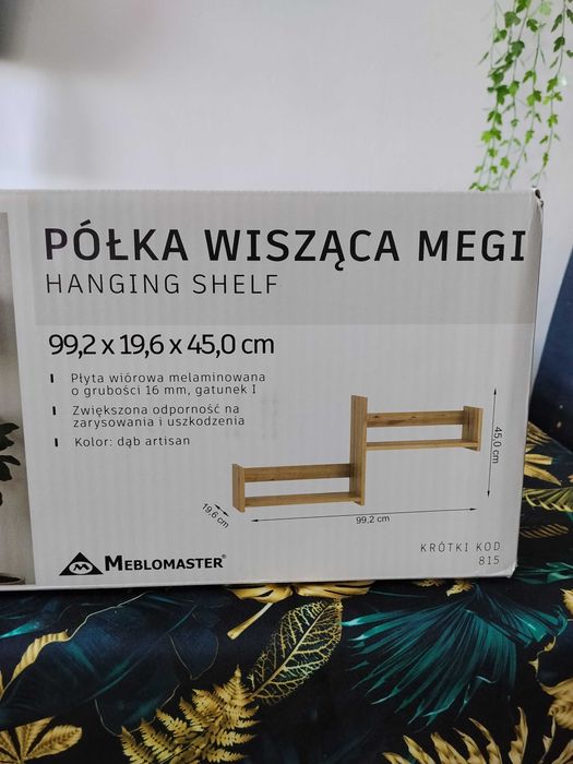 Półka Na Ścianę Nowa