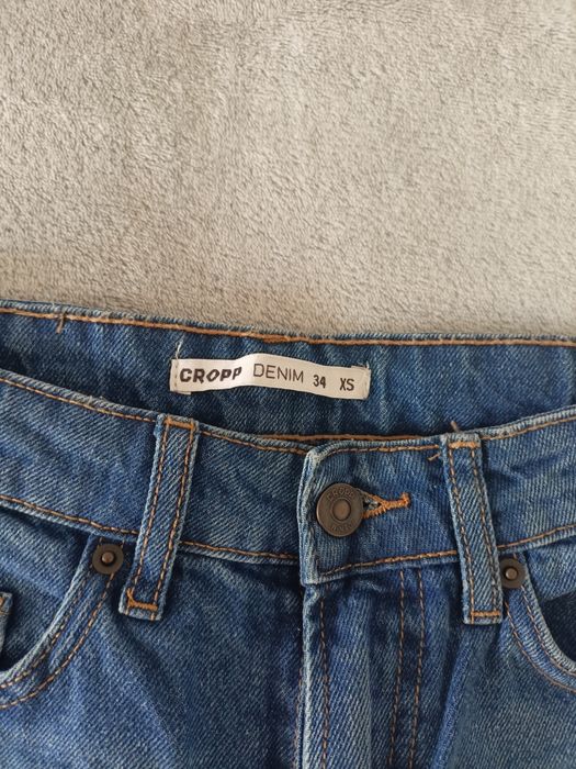 Mom jeans XS cropp wysoki stan