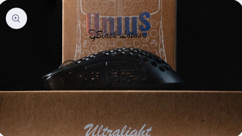 BLACK LOTUS-39g Carbon Fiber 8K Wireless Gaming Mouse