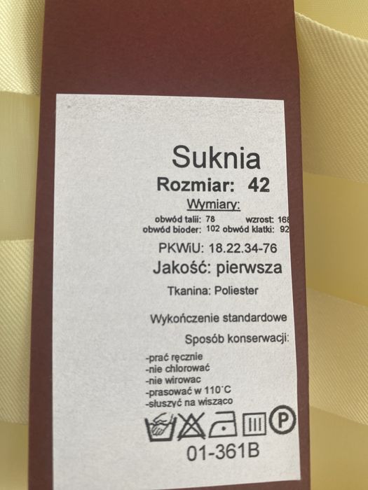Nowa Suknia za kolano