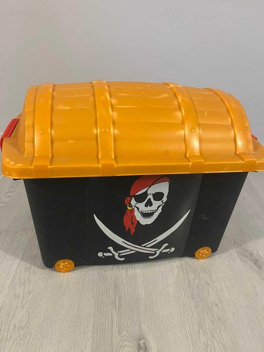 klocki plastikowe dla dziecka plus duży kufer