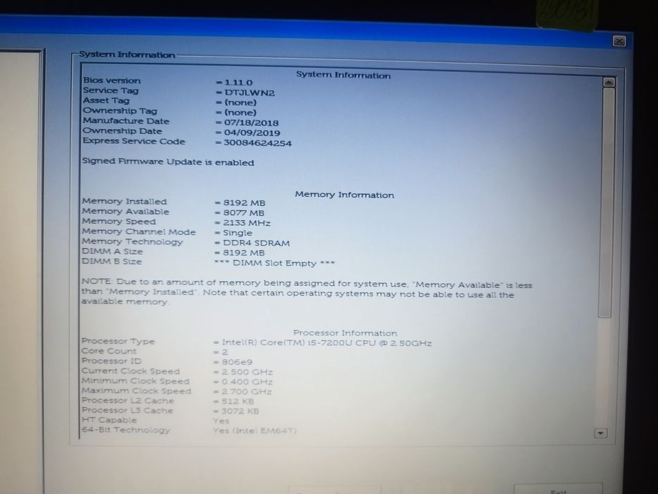 Dell Inspiron 15 3576 Inter Core I5 256Gb Warszawa . Sprzedam zamienie