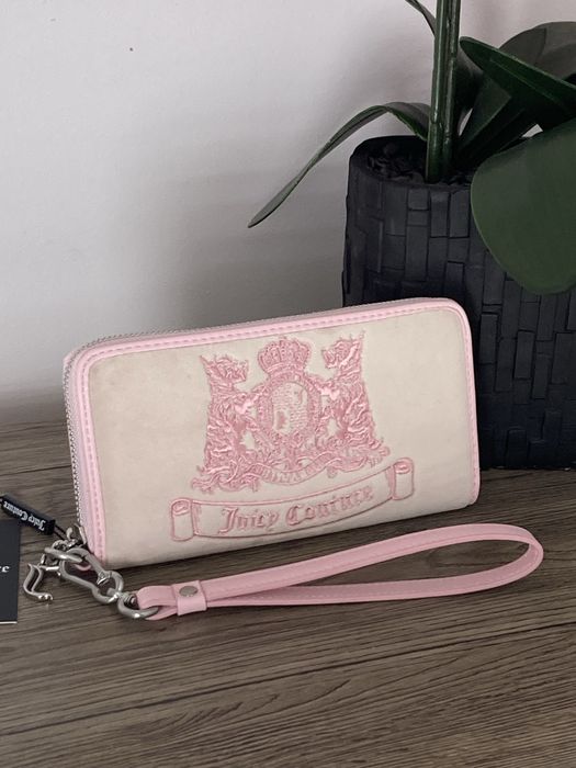 Nowy portfel Juicy Couture welur Twig dog