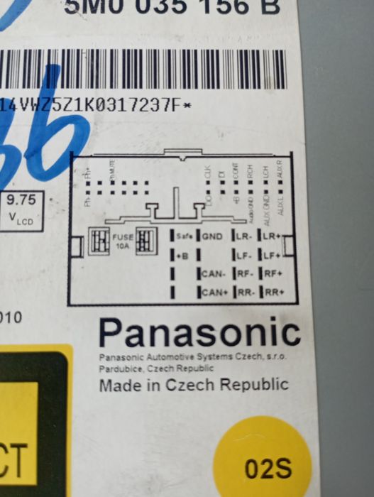 Radio VW RCD 310 e RCD 210