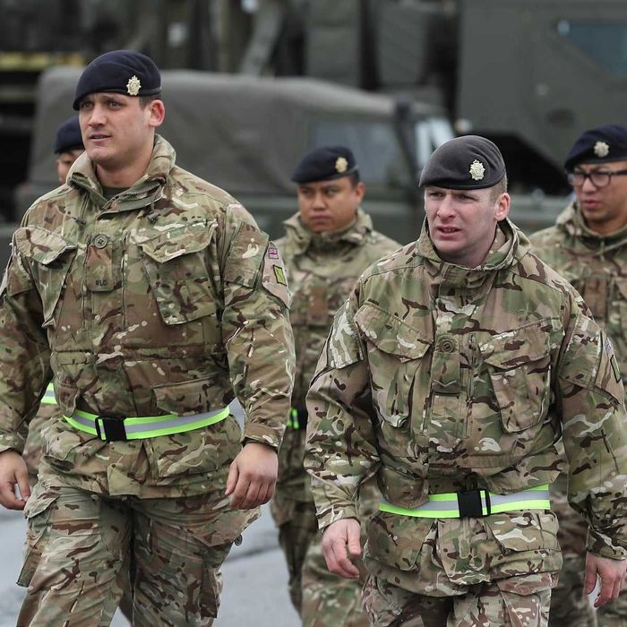 Parka militar smock camuflado MTP Exército Britânico corta vento