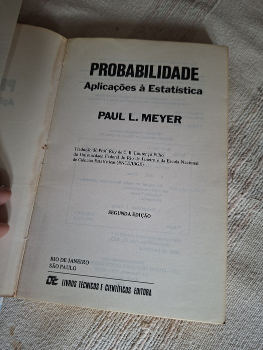 Probabilidade Aplicação à Estatística
