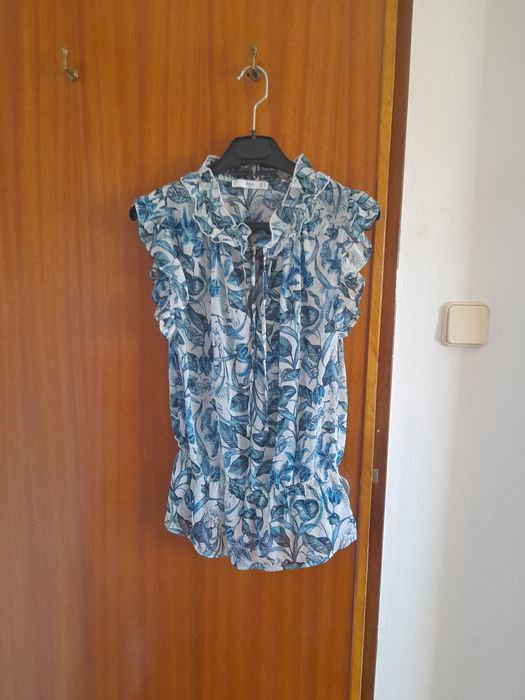 Camisa fresquinha com folhos