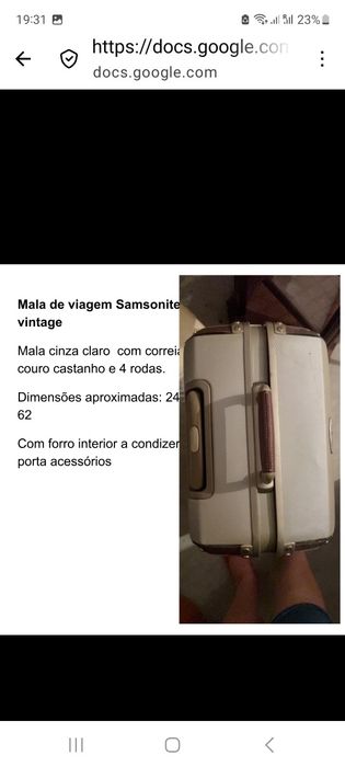 Mala samsonite vintage