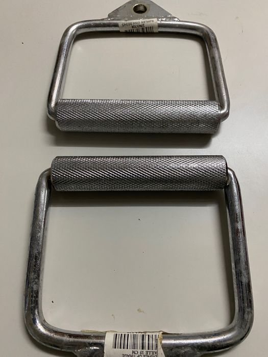 Aparelho ginástica, punhos metal, suspensão novos