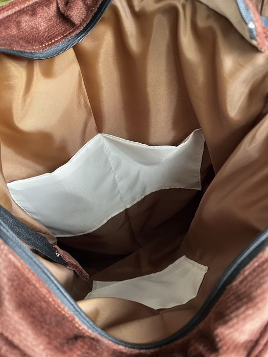 Torba shopper welurowa