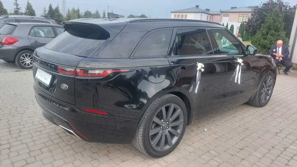 Auto do ślubu Range Rover Velar , czarny suv