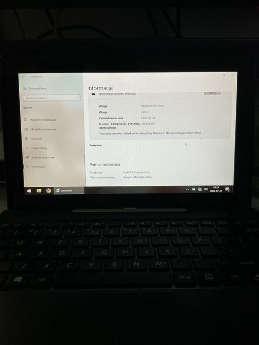 Asus transformer book t100ta tablet laptop 2w1 dotykowy