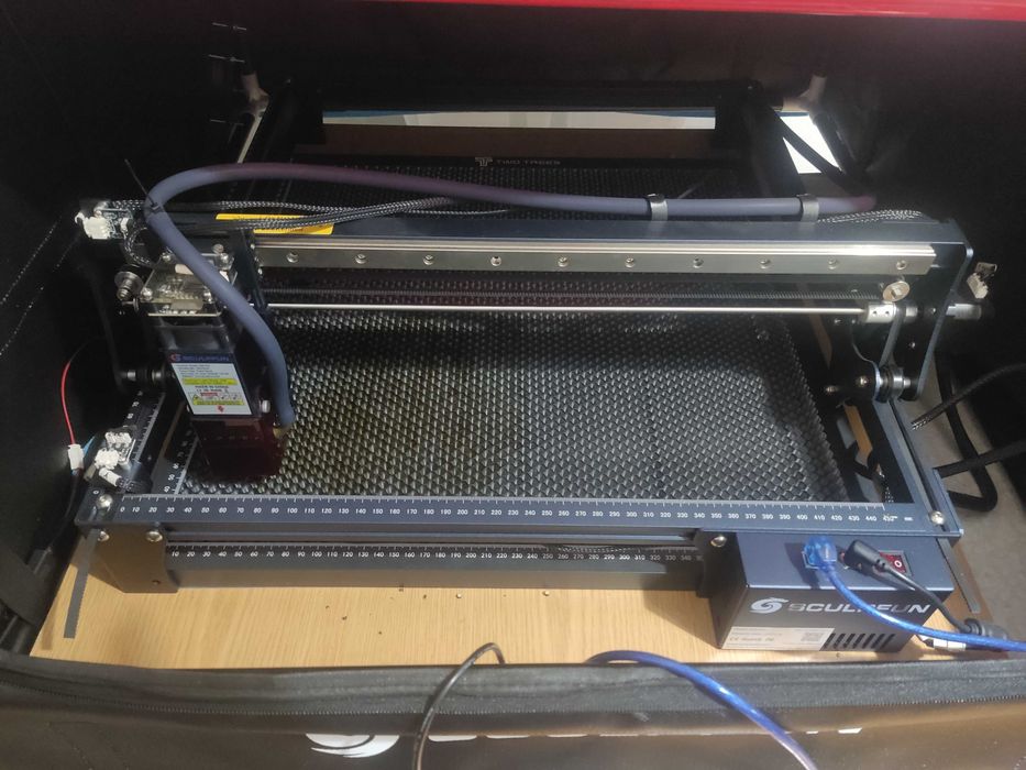 Máquina de Corte e Gravação a Laser Sculpun S30 Pro, 10W (Com Extras)