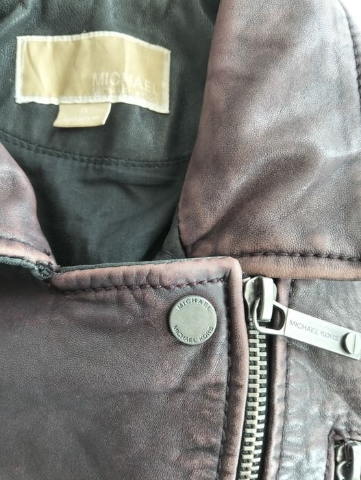 Michael Michael Kors skórzana ramoneska 100% skóra XS czarna