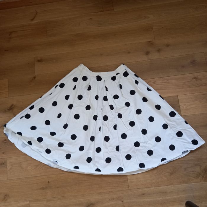 Spódnica midi w grochy Mohito