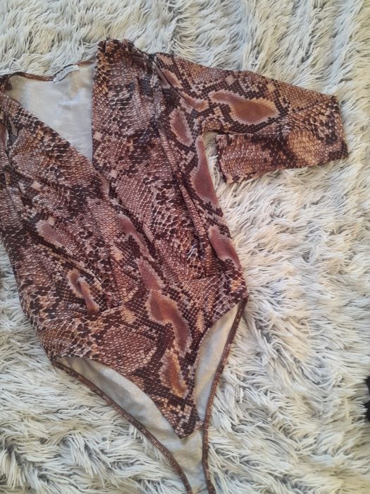 Body panterkowe Zara rozmiar S