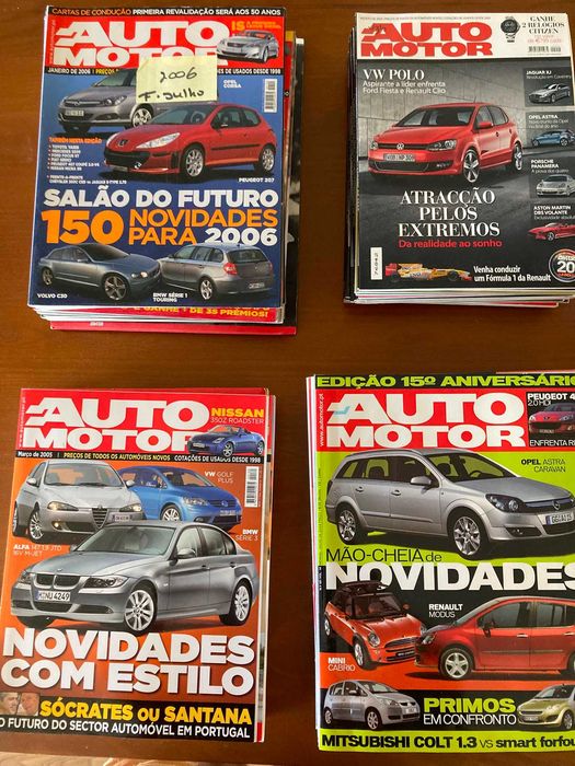 Revista AutoMotor do Volume 1 ao 256 (1989 - 2010)