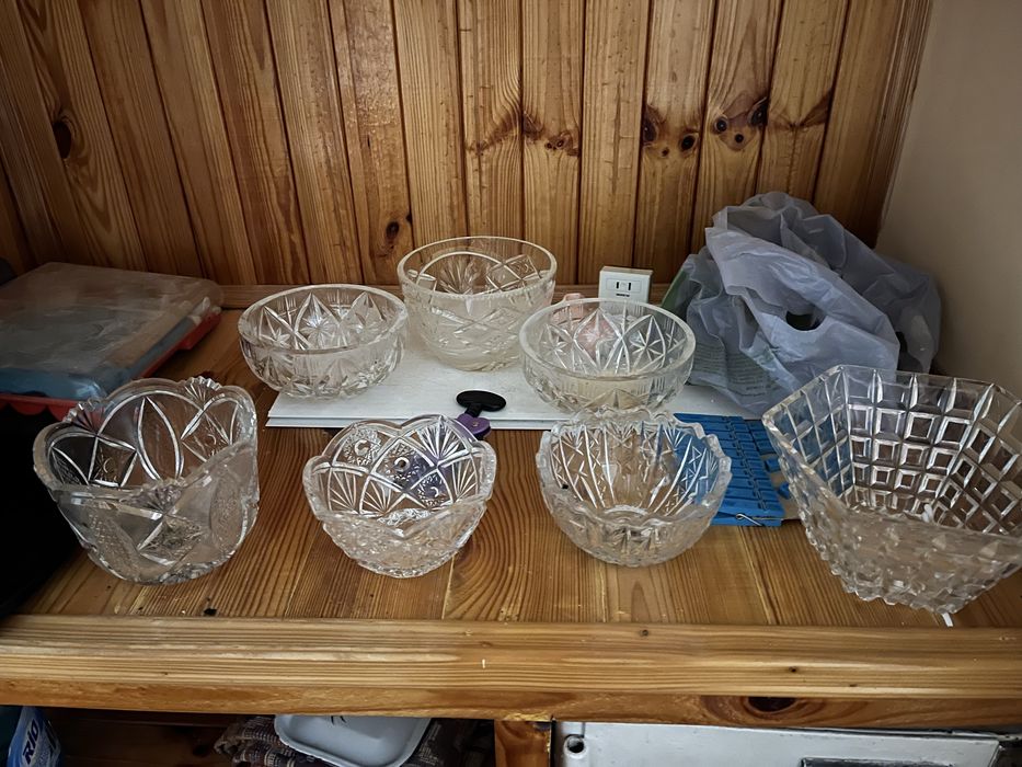 Хрусталь вази. Багато