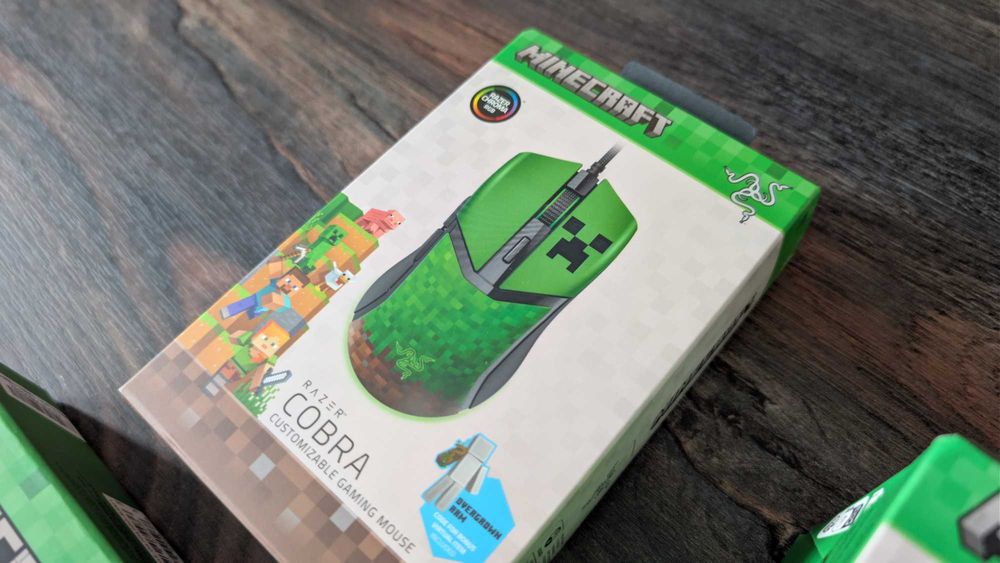 Razer Minecraft Gaming Bundle Набір Клавіатура Миша Навушники Килимок Ексклюзив Новий