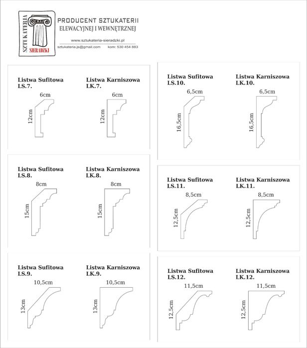 LS.9 Listwy sufitowe XPS. Tanie, lekkie i łatwe w montażu. Dostawa 48h