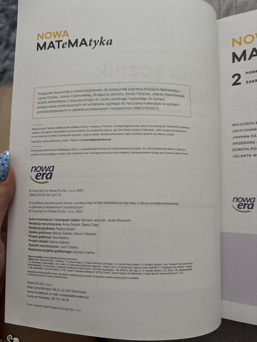 Nowa matematyka 2 podręcznik nauczyciela