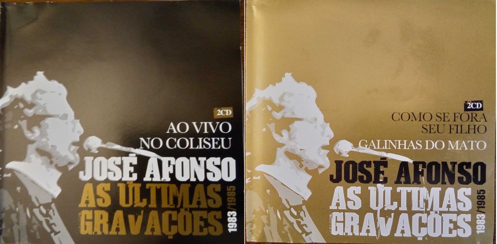 José Afonso	- - - - -		As Últimas Gravações	- - - - -	4 X CD