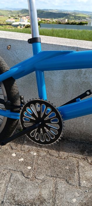 Bicicleta BMX para finalizar restauro.