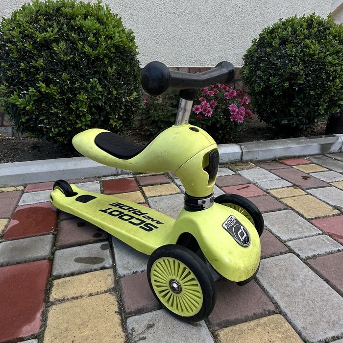 Cамокат Scoot and Ride 2 в 1 Highwaykick Lemon беговел