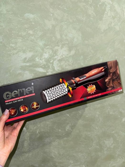 Фен щітка Gemei 3в1