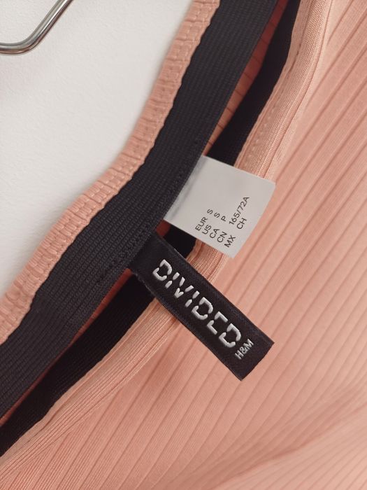 Spódniczka kopertowa różowa H&M Divided rozm. S (36) używana