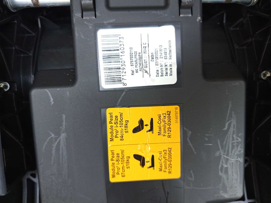 Cadeira auto Maxi-Cosi Pearl pro + base family fix 3