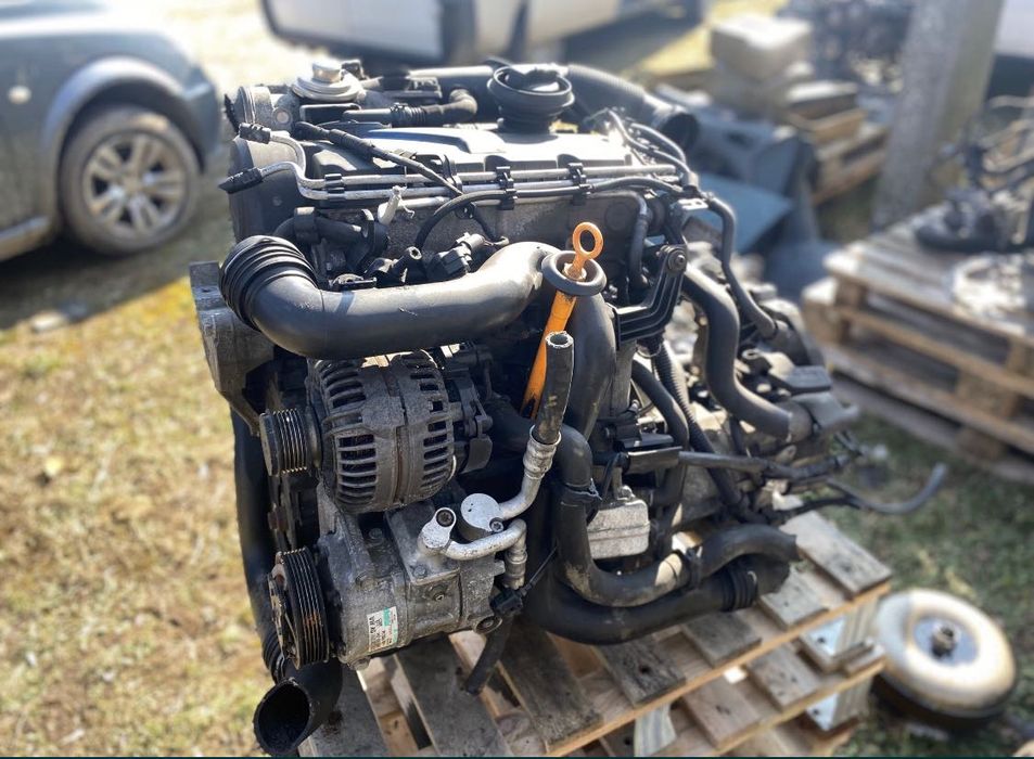 Silnik komplet 1.9 TDI 105KM BKC BJB BXE Golf V Leon II Octavia Touran