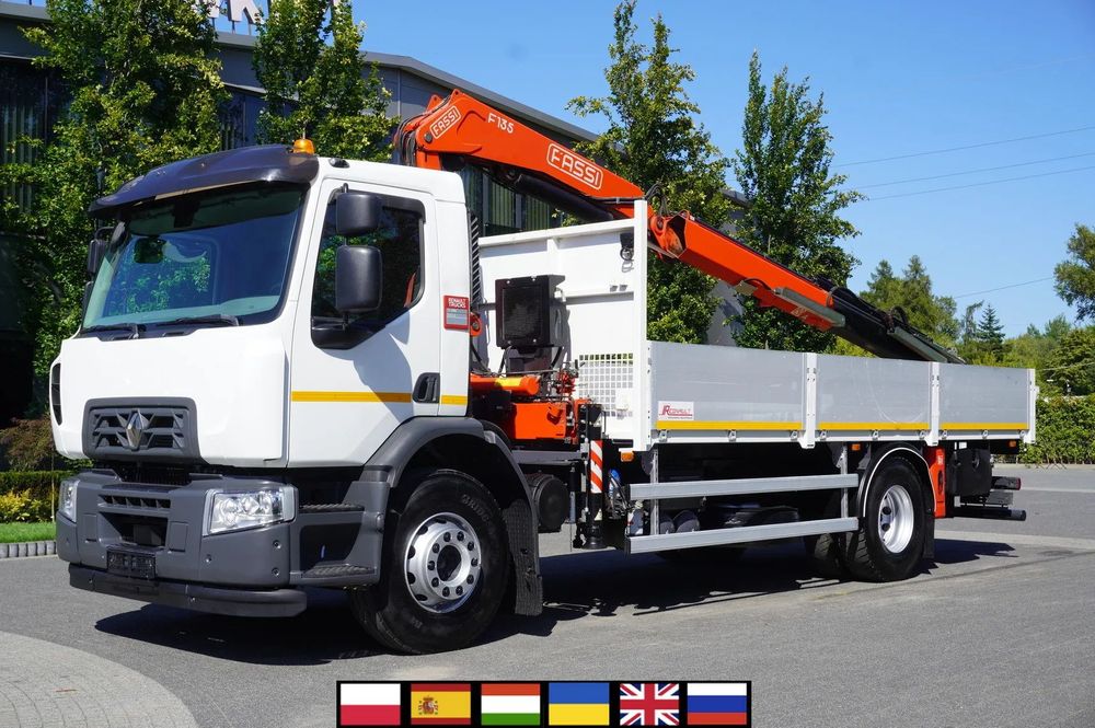 Renault C280 P4x2 E6 / HDS Fassi 5,6 t / Zasięg 8 m / Platforma 15 EPAL  _240369