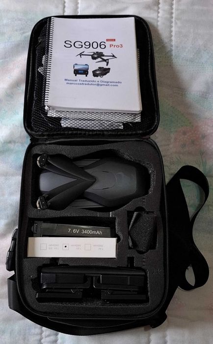 Drone com câmara 4k-Ótimo estado, pronto a voar.