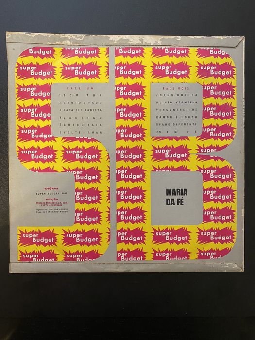 Vinil - Maria da Fé - Superbudget - Orfeu