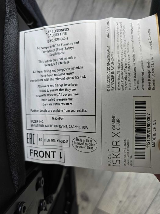 fotel gamingowy czarny