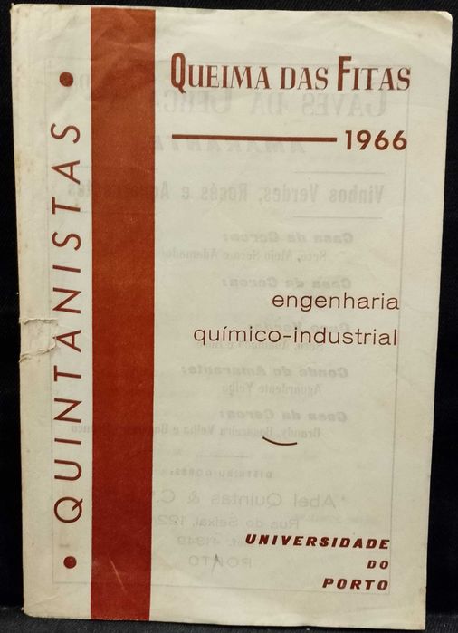 Quintanistas - Queima das Fitas 1966 Engenharia Químico-Industrial