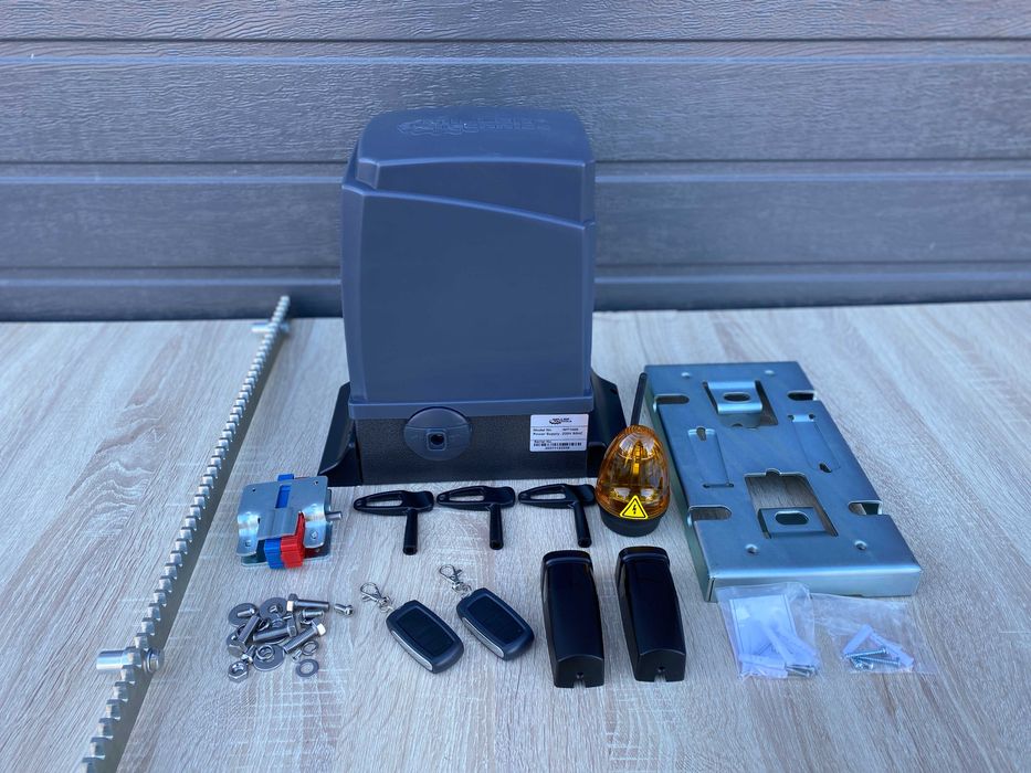 Автоматика для відкатних воріт, Привід на ворота, Комплект автоматики