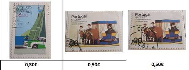 Vários Selos de Portugal 1981 a 1984, Açores 1984, Madeira 1980 a 1984