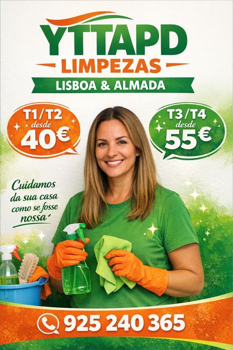 “Limpeza profissional para Airbnb e Residências