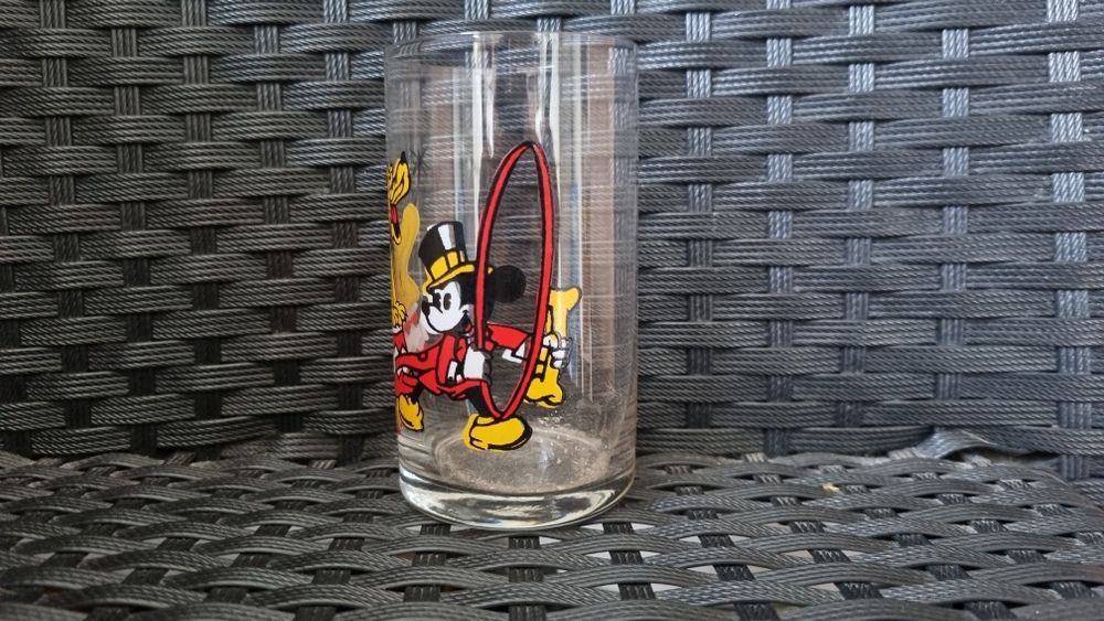 Kolekcjonerska stara szklanka Disney myszka miki