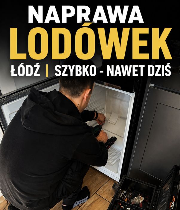NAPRAWA LODÓWEK ŁÓDŹ - KONTAKT 7–21 | od ręki