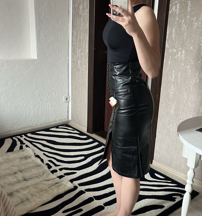 Шкіряна спідниця, нова