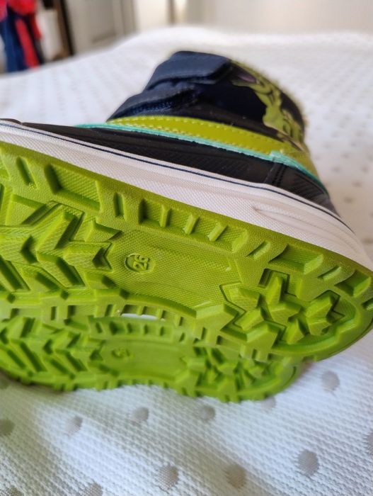 NOWE śniegowce chłopięce 26 Cleve buty zimowe dla chłopca dinozaur