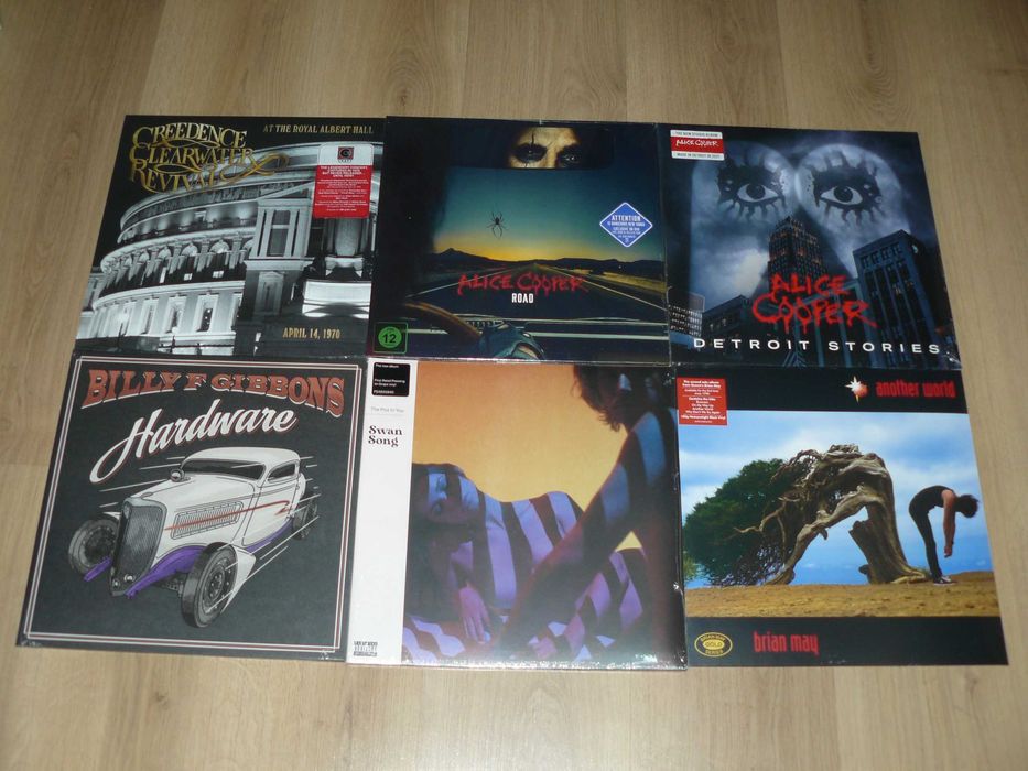 Вінілові платівки (вініли). Нові. (pop, rock, metal)