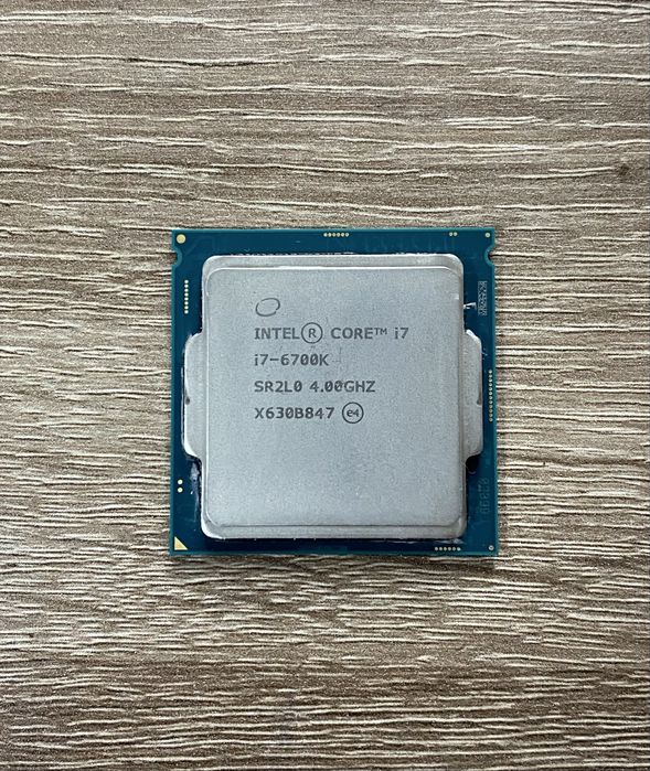 Процессор Intel Core i7 6700k 4 ядра 8 потоков 4.2 Ггц частота