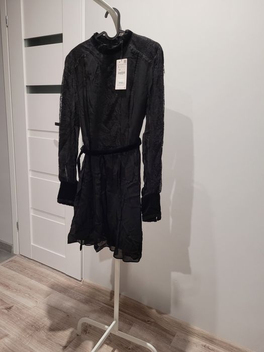 Sukienka czarna Zara r.S