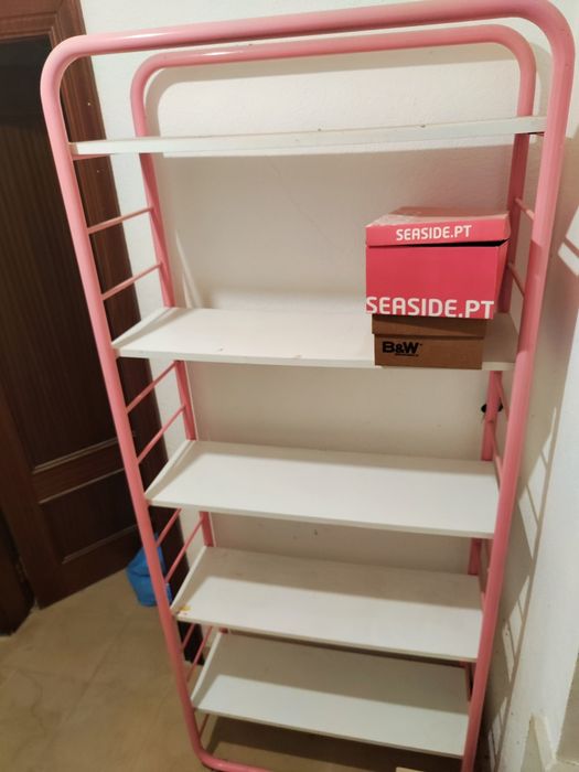 Estante (versão rosa e verde)